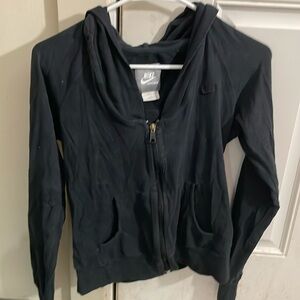 Black Nike sportswear Sweater with hood